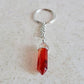 Double Point Red Agate Keychain. Red Agate keychain. Shop at Magic Crystals for Crystal Keychain, Pet Collar Charm, Bag Accessory, natural stone, crystal on the go, keychain charm, gift for her and him. Red Agate is a great LOVE. Red Agate Natural Stone Keychain, Crystal Keychain, Red Agate Crystal Key Holder. Red gemstone.