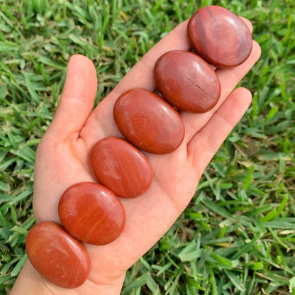    Red-Jasper-Palm-Stone. Natural Gemstone Palm Stone.Looking for Natural Gemstone Palm Stone - Worry Meditation Stones? Shop at magiccrystals.com . Magic Crystals carries Palmstones - Meditation Stones with FREE SHIPPING AVAILABLE. Empathetic, supporting and glowing with soft, pretty color, this Jade palm stone is a wonderful crystal gift for someone you love.