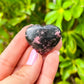 Gemstone Puffy 30mm Heart Stone