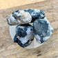 Buy Tourmalinated Quartz crystal - tumbled stone - Tourmalated Quartz - black tourmaline stone quartz - healing crystals and stones when you shop at Magic crystals. Tourmalinated Quartz protects from negative thoughts while amplifying the energies focused through it. Powerful shielding from negative energy.
