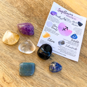 SAGITTARIUS Zodiac Crystal Set Crystals for Sagittarius Magic