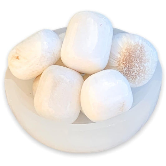 Looking for Scolecite Tumbled Crystal? Scolecite gemstone is good for INNER PEACE • ANGELIC REALMS . Scolecite Crystal - SCOLECITE POLISHED TUMBLED GEMSTONE with GRADE A at Magic Crystals. FREE SHIPPING AVAILABLE. member of the Zeolite family. White Healing Crystals and Stones.