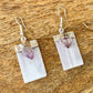Looking for a Selenite Earring or Amethyst Earring? Selenite and Amethyst Earring with Chain and Selenite and Amethyst Earring are available at Magic crystals. We carry genuine Selenite, Amethyst stones. This Earring is used for Money Stone, Cleansing earrings, and Stress Relief. FREE SHIPPING available.
