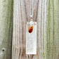 Looking for a Selenite Necklace or Citrine Necklace? Selenite and Citrine Pendant w/ Chain and Selenite and Citrine Necklace are available at Magic crystals. We carry genuine Selenite, Citrine stones. This necklace is used for Money Stone, Cleansing Pendant, and Stress Relief. FREE SHIPPING available.