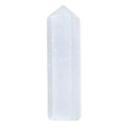 Gemstone Single Point Wand - Selenite Point. Check out our Jewelry points, Healing Crystals, Bohemian Stones, Pointed Gemstone, Natural Stones, crystal tower, pointed stone, healing pencil stone. Single Terminated Gemstone Mix Crystal Pencil Point Stone, Obelisk Healing Crystals ,Mixed Points, Tower Pencil. Mini Crystal Towers.
