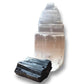 Looking for protection stones? Shop at Magic Crystals for the perfect  Protection Bundle. Raw Selenite Tower and Black Tourmaline Raw help you CLEARING • PROTECTION • SHIELDING your sacred space. Whether it is your home or office. Selenite activates the third eye and Black Tourmaline is meditation crystals.