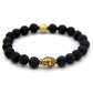 Lava Stone Buddha Bracelet-Bracelets-Magic Crystals