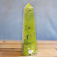 Looking for Green Serpentine Obelisk? Shop at Magiccrystals.com for Genuine Green Peruvian Serpentine Magnatite Tower - Serpentine Tower - Stone Point - Jewelry Making Supplies and more. Magic Crystals FREE SHIPPING on quality crystals. Serpentine is associated with the heart chakra and increases love and nurturing.Serpentine-Obelisk-M