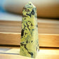 Looking for Green Serpentine Obelisk? Shop at Magiccrystals.com for Genuine Green Peruvian Serpentine Magnatite Tower - Serpentine Tower - Stone Point - Jewelry Making Supplies and more. Magic Crystals FREE SHIPPING on quality crystals. Serpentine is associated with the heart chakra and increases love and nurturing.Serpentine-Obelisk-O