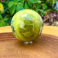Looking for Green Serpentine Sphere? Shop at Magiccrystals.com for Genuine Green Peruvian Serpentine Magnatite Sphere - Serpentine Sphere - Stone Point. Magic Crystals FREE SHIPPING on quality crystals. Serpentine is associated with the heart chakra and increases love and nurturing.