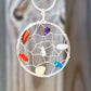 Shop our 7 Chakra Stone Necklace at Magic Crystals. We Have the Very Best Quality and Unique Gemstones Collection. Our items are Hand Crafted and Handmade with Love. This Seven Chakra Dream Catcher Silver Plated will Help you Activate your Chakras to Bring Balance and Energy into your Life. Natural and Genuine gemstones