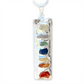 Shop our Seven Chakra Selenite Necklace - Seven Chakra Jewelry at Magic Crystals. We Have the Very Best Quality and Unique Gemstones Collection. Our items are Hand Crafted and Handmade with Love. This Seven Chakra Silver Necklace will Help you Activate your Chakras to Bring Balance and Energy into your Life. 