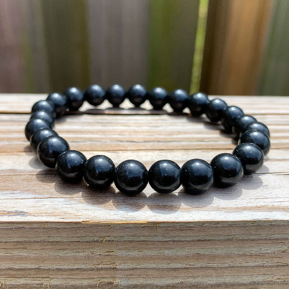 Looking for a Unique Shungite bracelet? Find Shungite Bead Bracelet, Polished Shungite, EMF Protection, Shungite Jewelry handmade crystal when you shop at Magic Crystals. Shop genuine shungite bracelet. Women and Mens shungite bracelets with FREE SHIPPING AVAILABLE. 