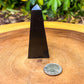 Shungite obelisk helps for EMF Protection. obelisk is Black Polished Authentic from Karelian for Anti-Radiation. Shungite Stone Figure from Karelia Energy obelisk from Russia. Chakra Healing Stone, Block EMF's WIFI Radiation 5G at magiccrystals.com . Shop online with FREE SHIPPING AVAILABLE.