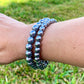 Looking for Women and Men Hematite Bead Stretchy String Bracelet? Shop at Magic Crystals for Cherry Quartz Jewelry. Hematite Stone Bracelets are good for grounding, harmony and courage.Hematite helps to absorb negative energy and calms in times of stress or worry. Natural Gemstone bracelets with Free Shipping available.