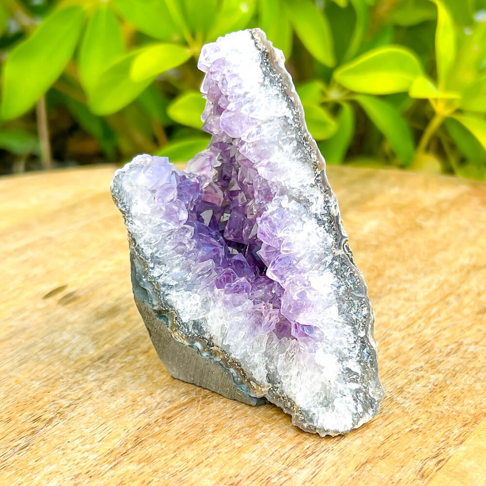 Shop at Magic Crystals for Small Amethyst Polished Geode - Cathedral Amethyst. VERY High Quality. World’s Highest Quality Amethyst Geode, Crystals and Stones, Healing stones. Top Rated Mineral Dealer. Authenticity Certificates. Deep & Rich Hues. Amethyst from Brazil and Uruguay available. Small-Amethyst-Cluster-4.