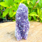 Shop at Magic Crystals for Small Amethyst Polished Geode - Cathedral Amethyst. VERY High Quality. World’s Highest Quality Amethyst Geode, Crystals and Stones, Healing stones. Top Rated Mineral Dealer. Authenticity Certificates. Deep & Rich Hues. Amethyst from Brazil and Uruguay available. Small-Amethyst-Cluster-5.
