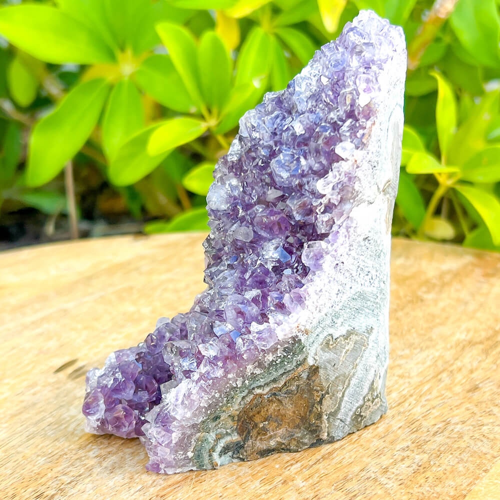 Shop at Magic Crystals for Small Amethyst Polished Geode - Cathedral Amethyst. VERY High Quality. World’s Highest Quality Amethyst Geode, Crystals and Stones, Healing stones. Top Rated Mineral Dealer. Authenticity Certificates. Deep & Rich Hues. Amethyst from Brazil and Uruguay available. Small-Amethyst-Cluster-5.