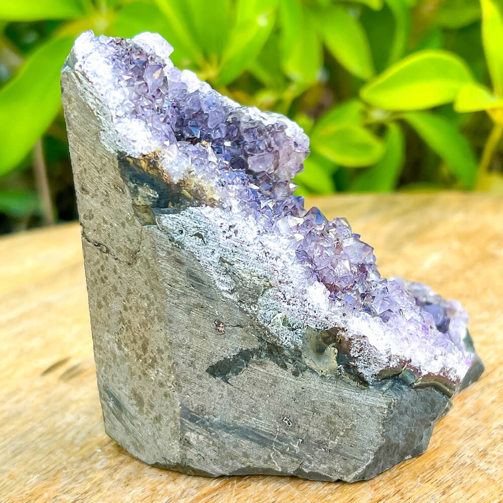 Shop at Magic Crystals for Small Amethyst Polished Geode - Cathedral Amethyst. VERY High Quality. World’s Highest Quality Amethyst Geode, Crystals and Stones, Healing stones. Top Rated Mineral Dealer. Authenticity Certificates. Deep & Rich Hues. Amethyst from Brazil and Uruguay available. Small-Amethyst-Cluster-6.