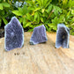 Shop at Magic Crystals for Small Amethyst Polished Geode - Cathedral Amethyst. VERY High Quality. World’s Highest Quality Amethyst Geode, Crystals and Stones, Healing stones. Top Rated Mineral Dealer. Authenticity Certificates. Deep & Rich Hues. Amethyst from Brazil and Uruguay available. Small-Amethyst-Cluster. Small-Amethyst-Cutbase