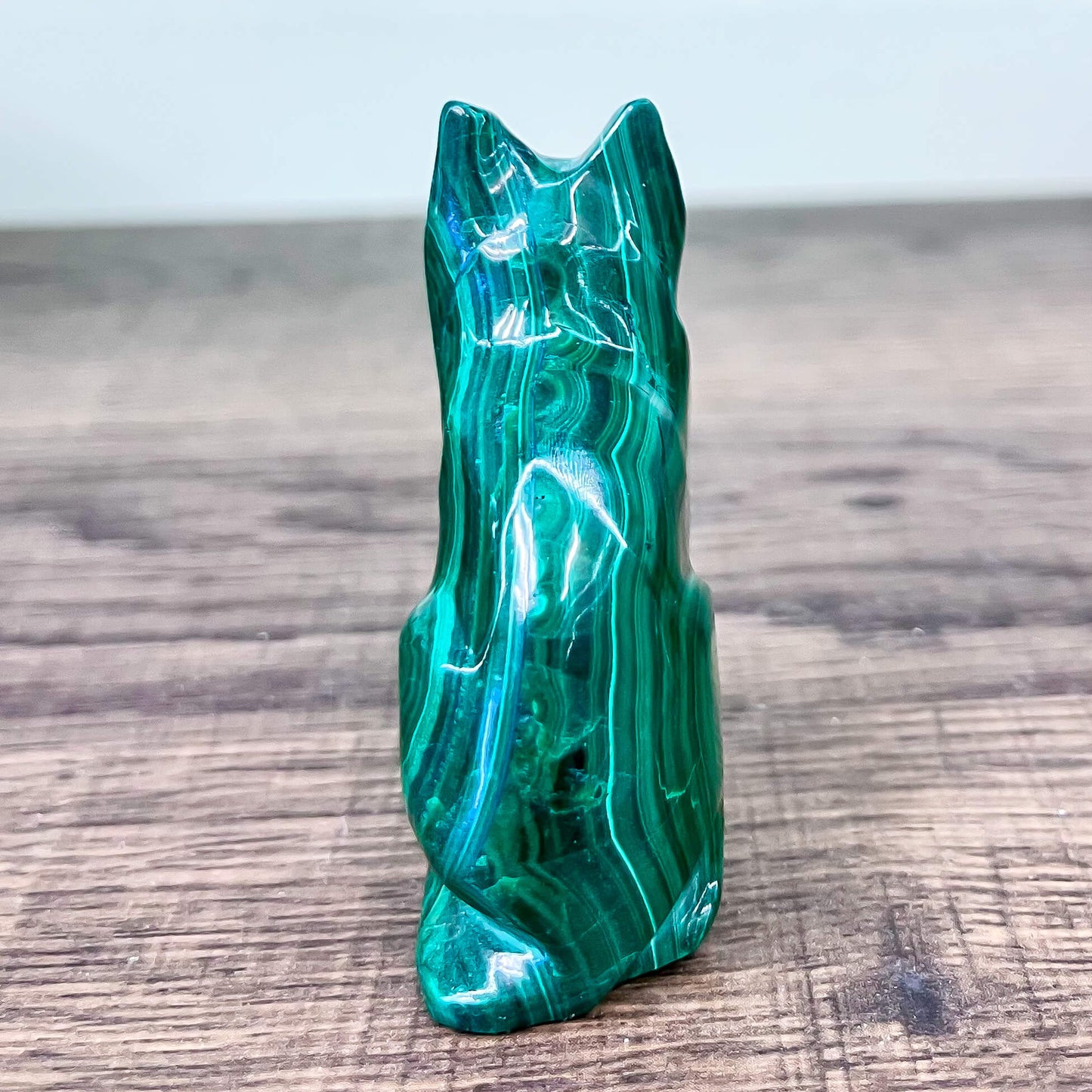 Genuine Malachite. Shop at Magic Crystals for Small Genuine Malachite Cat - Natural Malachite Cat Carving from Congo. Malachite Animal, Gifts for Her, Gifts for Him, Crystal Gemstones, Home Decor. FREE SHIPPING AVAILABLE. Hand Carved Malachite Stone Cat, Home Decor, Crystal Healing, Mineral Specimen #1.