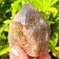 Smoky-Quartz-Power-Point. Looking for a Polished Point - Stone Points - Crystal Points - Power Point - Crystal Point Large - Crystal Point Tower - Stone Point? MagicCrystals.com has a wide variety of crystal points to power you grid!. These are used as an Alter Crystal Tower.  Magic Crystals offers free shipping! Crystal Grid Point