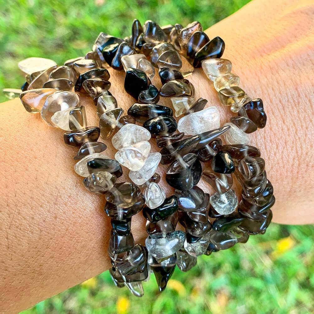    Smoky-Quartz-Raw-Bracelet. Check out our Gemstone Raw Bracelet Stone - Crystal Stone Jewelry. This are the very Best and Unique Handmade items from Magic Crystals. Raw Crystal Bracelet, Gemstone bracelet, Minimalist Crystal Jewelry, Trendy Summer Jewelry, Gift for him and her. 