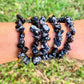 Snowflake-Obsidian-Bracelet. Check out our Gemstone Raw Bracelet Stone - Crystal Stone Jewelry. This are the very Best and Unique Handmade items from Magic Crystals. Raw Crystal Bracelet, Gemstone bracelet, Minimalist Crystal Jewelry, Trendy Summer Jewelry, Gift for him and her. 