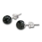 Snowflake-Obsidian-Eye--Stud-Beaded-Earrings-Magic-Crystals-Stud-Earrings-8mm . Minimaliat atud earrings for women
