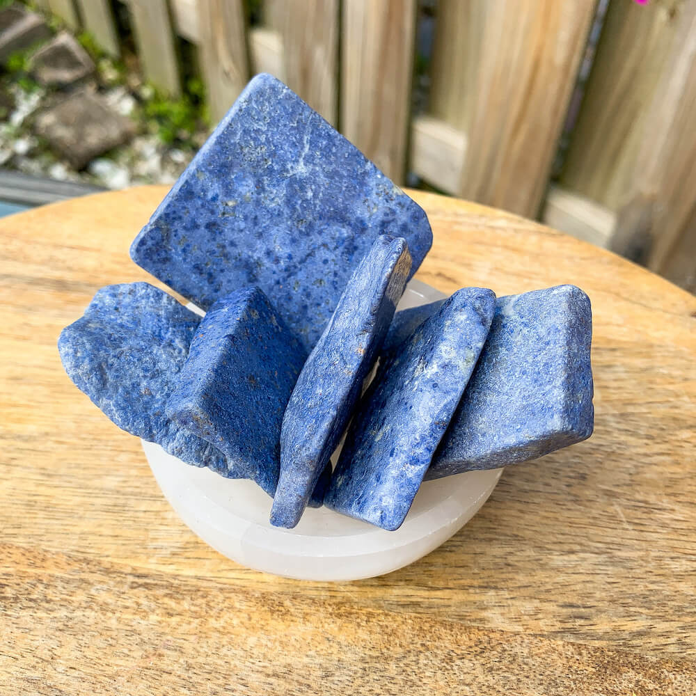 Looking for Sodalite Free Form Gemstone - Sodalite Slab? Shop at Magic Crystals for Sodalite Polished Point, Sodalite Stone, Blue Sodalite Point, Stone Point, Crystal Point, Sodalite Tower, Power Point at Magic Crystals. Natural Sodalite Gemstone. FREE SHIPPING available.