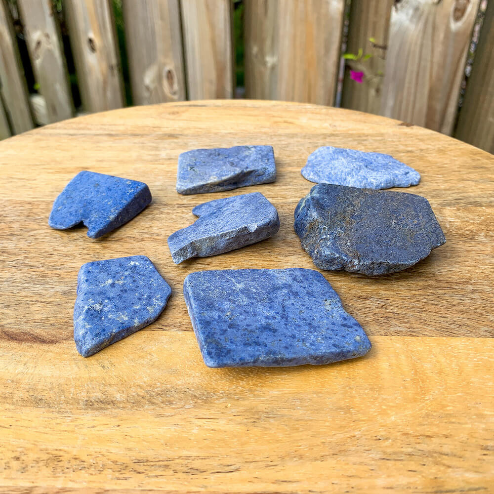 Looking for Sodalite Free Form Gemstone - Sodalite Slab? Shop at Magic Crystals for Sodalite Polished Point, Sodalite Stone, Blue Sodalite Point, Stone Point, Crystal Point, Sodalite Tower, Power Point at Magic Crystals. Natural Sodalite Gemstone. FREE SHIPPING available.