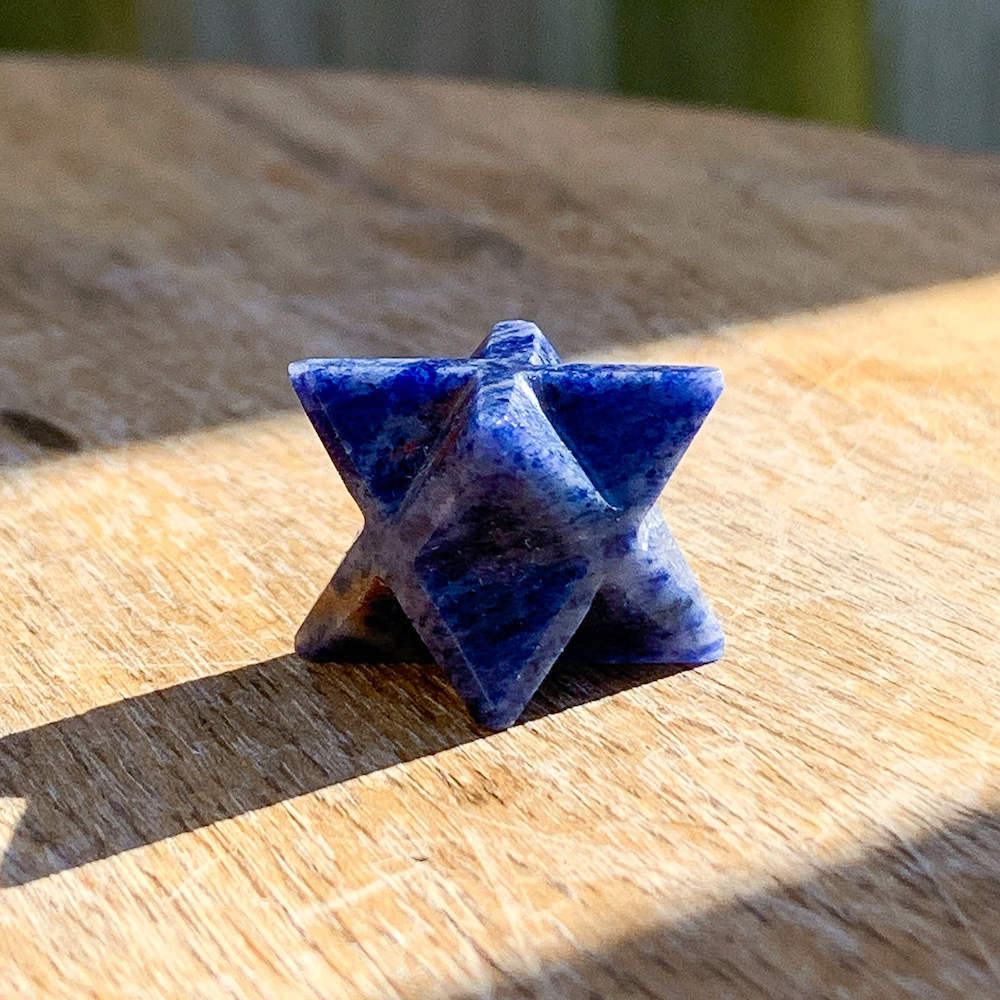 Blue Stone Star. Merkaba Healing Crystals are known for activation of the Light Body and Spirit. Perfect for Jewelry making, Crystal Grids, or Terrariums. Shop for Blue Sodalite Crystal Merkaba - Sacred Geometry Star at Magic Crystals. Magiccrystals.com has Merkaba Necklace, gemstone Merkaba, and Sacred Geometry.