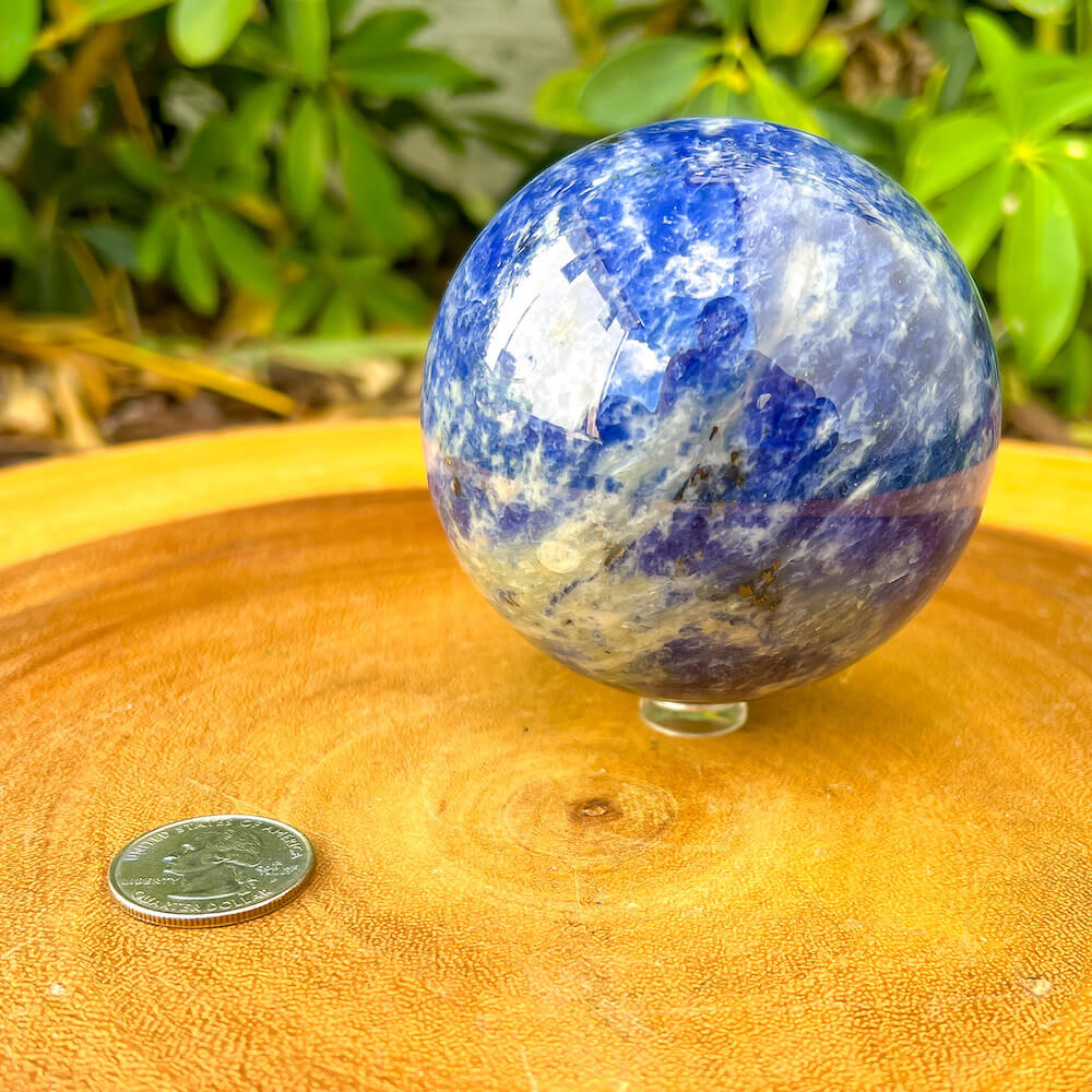 Sodalite Sphere. Amazingly versatile, Sodalite Carving can accent any room. Check out our Sodalite stone Sphere selection. Collectible Natural Gemstone Crystal Mineral BallYour Online Sphere Store! Shop for Sodalite Carving at Magic Crystals.