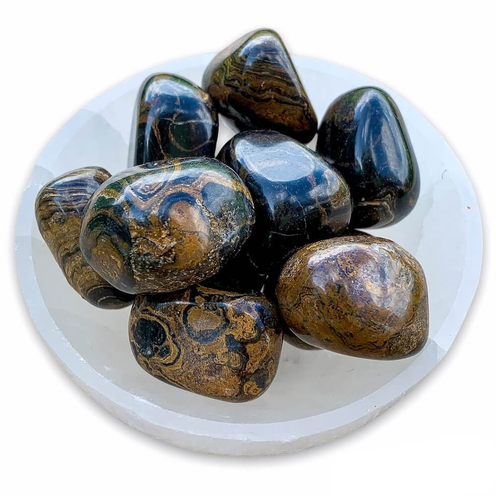 Shop for Stromatolite Tumbled Stone, Fossil Tumbled Stone at Magic Crystals. Magiccrystals.com has a wide variety of tumbled stones. Stromatolite Tumbled Stones Remove Blockages Stone of Transformation. FREE SHIPPING AVAILABLE