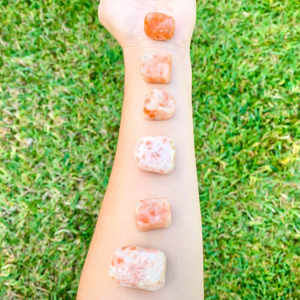 Looking for Tumbled Sunstone Stone? Shop at Magic crystals and Buy Sunstone  Tumbled Stones, Sunstone Polished Gemstones and Bulk Crystals. Sunstone TUMBLED Sunstone works best at Sacral Chakra, Solar Plexus. Energy Healing and Reiki. Sunstone is a joyful stone that uplifts one’s spirit.