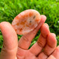Sunstone-Palm-Stone. Natural Gemstone Palm Stone.Looking for Natural Gemstone Palm Stone - Worry Meditation Stones? Shop at magiccrystals.com . Magic Crystals carries Palmstones - Meditation Stones with FREE SHIPPING AVAILABLE. Empathetic, supporting and glowing with soft, pretty color, this Jade palm stone is a wonderful crystal gift for someone you love.