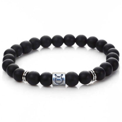 Taurus-Zodiac-Sign-Bracelet-Black-Onyx-Matte-Stone-MagicCrystals. Zodiac Bracelet, Constellation Bracelet, Horoscope Astrology Bracelet, Scorpio Libra Virgo Sagittarius Bracelet Zodiac Sign jewelry. Buy Libra Constellation Bracelet, Libra Sign Birthday Gift, Zodiac Gifts, Zodiac Bracelet in Magiccrystals.com. FREE SHIPPING AVAILABLE. Libra Beaded Bracelet. Libra gift. 8mm beads