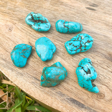 Blue Turquoise Stone Turquoise Healing crystal Magic Crystals