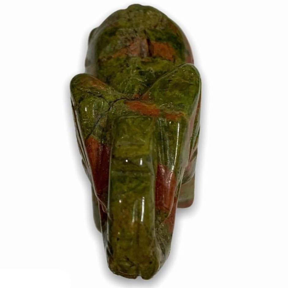 Shop for our unique genuine Unakite, Handmade Natural Crystal Carved, Unakite elephant, crystal elephant, carved elephant, Quartz Crystal Elephant, Carving for Reiki healing. Unakite Crystal ELEPHANT Shaped-Stone at Magic Crystals, with FREE SHIPPING available. Unakite stones.
