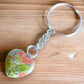 Unakite keychain. Shop at Magic Crystals for Crystal Keychain, Pet Collar Charm, Bag Accessory, natural stone, crystal on the go, keychain charm, gift for her and him. Unakite is a great for vitality. Unakite Natural Stone Keychain, Crystal Keychain, Unakite Crystal Key Holder. Green gemstone.