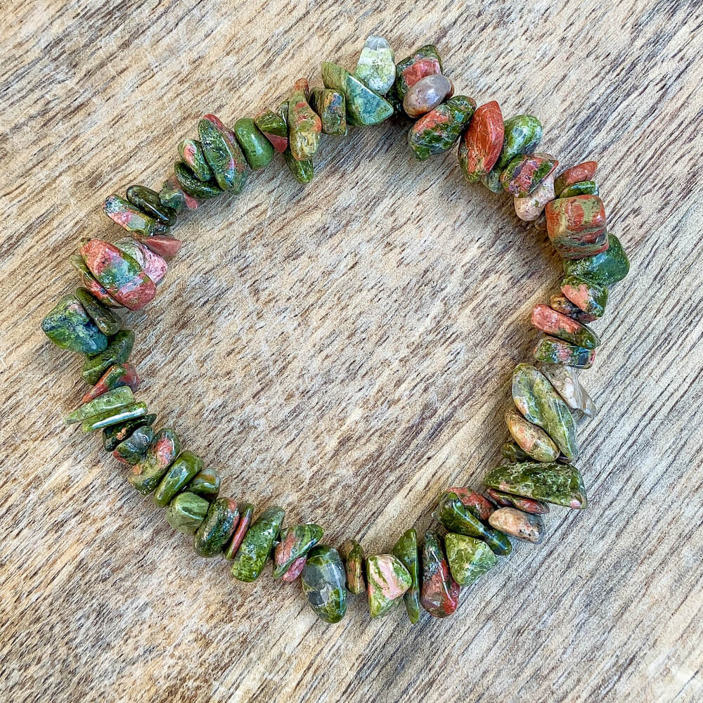 Unakite-Raw-Bracelet. Check out our Gemstone Raw Bracelet Stone - Crystal Stone Jewelry. This are the very Best and Unique Handmade items from Magic Crystals. Raw Crystal Bracelet, Gemstone bracelet, Minimalist Crystal Jewelry, Trendy Summer Jewelry, Gift for him and her. 