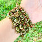 Unakite-Raw-Bracelet. Check out our Gemstone Raw Bracelet Stone - Crystal Stone Jewelry. This are the very Best and Unique Handmade items from Magic Crystals. Raw Crystal Bracelet, Gemstone bracelet, Minimalist Crystal Jewelry, Trendy Summer Jewelry, Gift for him and her. 