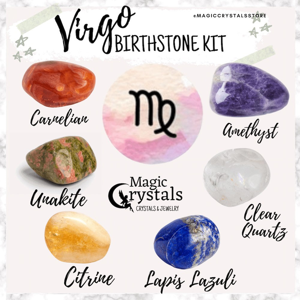 Virgo Zodiac Crystal Bracelet - Zodiac Crystals | Moor Crystals Devon