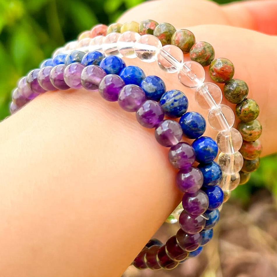 The Virgo Gemstone Bracelet Set from Magic Crystals is perfect and designed for people whose sun sign is Virgo. It will bring peace and harmony to Virgo's mind body and spirit and enhance mental clarity while giving Virgo confidence. Best Virgo crystals and Virgo Zodiac Pack gift for birthdays, Christmas, mother's day