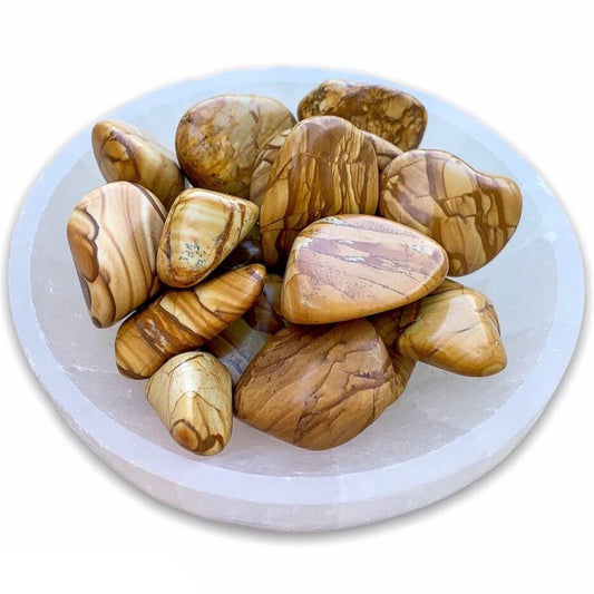 Looking for Walnut Jasper Stone? Magic Crystals carries Tumbled stones, Polishes Jaspers and more. Walnut Jasper Tumbled Stone, 1 Tumbled Stone, 1 Piece, Rocks, Stones, Polished Jasper, Pocket stone with FREE SHIPPING available. Walnut Jasper is a stone that brings wholeness and contentment.