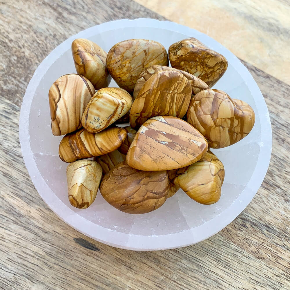 Looking for Walnut Jasper Stone? Magic Crystals carries Tumbled stones, Polishes Jaspers and more. Walnut Jasper Tumbled Stone, 1 Tumbled Stone, 1 Piece, Rocks, Stones, Polished Jasper, Pocket stone with FREE SHIPPING available. Walnut Jasper is a stone that brings wholeness and contentment.