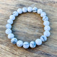 Howlite Bracelet Howlite is a stone of strength. Natural Howlite Smooth Round Beads available with FREE SHIPPING. Magic Crystals carries Howlite Jewelry. Healing Bracelet, Anxiety Bracelet, Beaded Bracelet, Insomnia Bracelet, Gemstone Bracelets for Men. FREE SHIPPING available.