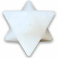    White-Jade Merkaba Crystal Protection Sacred Meditation Energy Generator. Gemstone Merkaba Star - Magic Crystals.