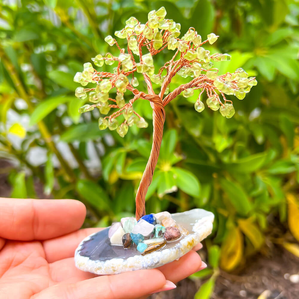 crystal wire bonsai tree Wire Wrapped Crystal Tree