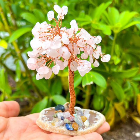 Buy Golden Wire Wrapped Crystal Tree Agate Base - Stone Tree in Magic Crystals. Magic Crystals has a variety of HOME DECOR made of crystals and gemstones. Gemstone tree. Birthstone tree sculpture. Lapis Lazuli, Carnelian, amethyst gift. FREE SHIPPING AVAILABLE. perfect Unique Gift. Gift for Her and Xmas Gift for men